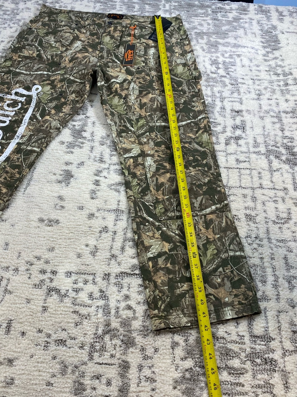 Von Dutch Camo Double Knee Carpenter Baggy Pants - Deadstock - Picture 10 of 12